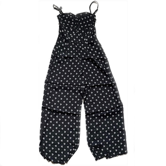 Blue Life Elle Jumpsuit Black Tulip Dot - Picture 2 of 6